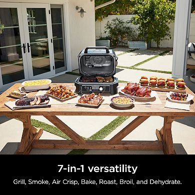 Ninja Woodfire ProConnect Premium XL 7-in-1 Outdoor Grill & Smoker