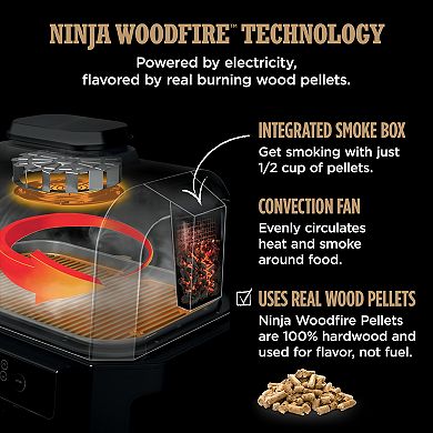 Ninja Woodfire ProConnect Premium XL 7-in-1 Outdoor Grill & Smoker