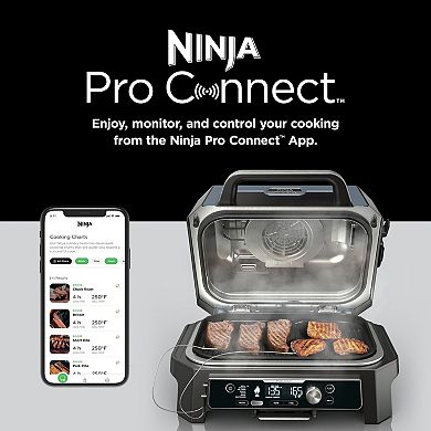 Ninja Woodfire ProConnect Premium XL 7-in-1 Outdoor Grill & Smoker