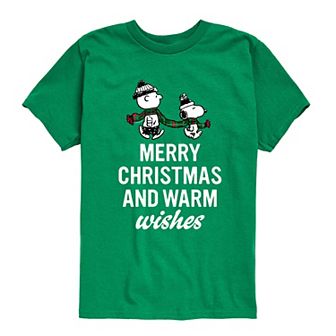 Boys 8-20 Peanuts Warm Wishes Graphic Tee
