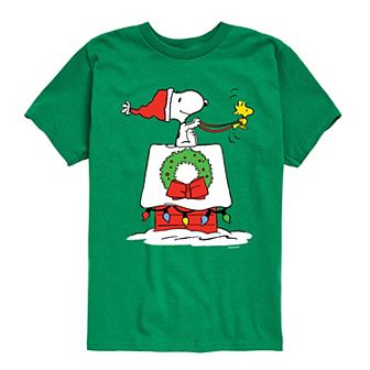 Boys 8-20 Peanuts House Sleigh Graphic Tee