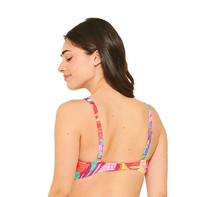 Women's Freshwater Tropicalia D-Cup Wrap Underwire Bra Swim Top