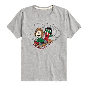 Boys 8-20 Peanuts Peppermint Patty Sledding Graphic Tee