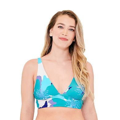 Women's Freshwater Long Triangle Banded Swimsuit Top