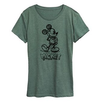 Disney's Mickey Mouse Women's Sketch Graphic Tee