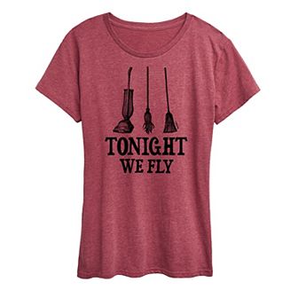 Disney's Hocus Pocus Women's Tonight We Fly Graphic Tee
