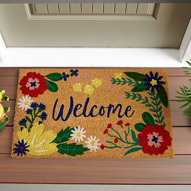 Celebrate Together™ Spring Coir Floral Border Doormat