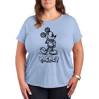 Disney's Mickey Mouse Plus Size Sketch Graphic Tee