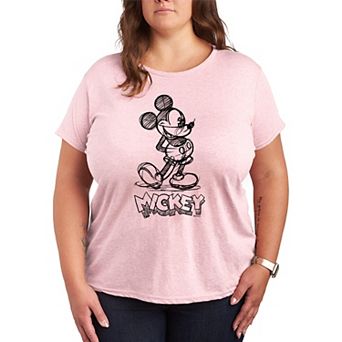 Disney's Mickey Mouse Plus Size Sketch Graphic Tee