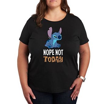 Disney's Lilo & Stitch Plus Size Nope Not Today Graphic Tee
