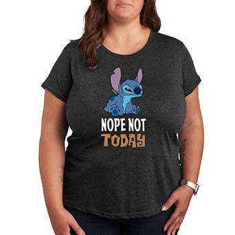 Disney's Lilo & Stitch Plus Size Nope Not Today Graphic Tee