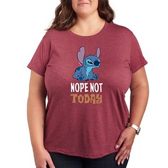 Disney's Lilo & Stitch Plus Size Nope Not Today Graphic Tee