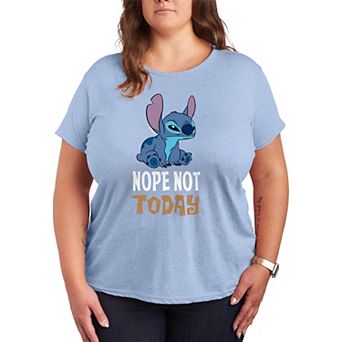 Disney's Lilo & Stitch Plus Size Nope Not Today Graphic Tee