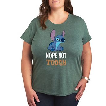 Disney's Lilo & Stitch Plus Size Nope Not Today Graphic Tee