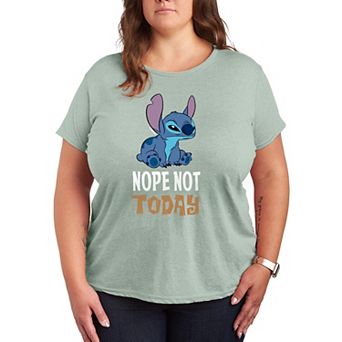 Disney's Lilo & Stitch Plus Size Nope Not Today Graphic Tee