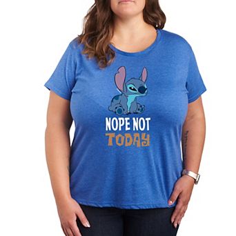 Disney's Lilo & Stitch Plus Size Nope Not Today Graphic Tee