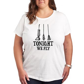 Disney's Hocus Pocus Plus Size Tonight We Fly Graphic Tee