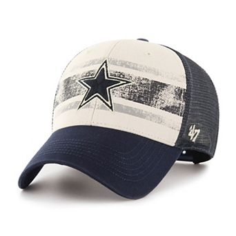 Men's '47 Cream Dallas Cowboys Breakout MVP Trucker Adjustable Hat