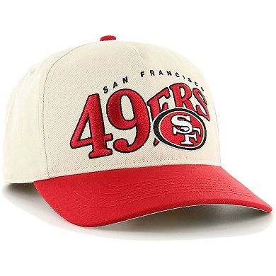 Men's '47 Khaki/Scarlet San Francisco 49ers Wave Hitch Adjustable Hat