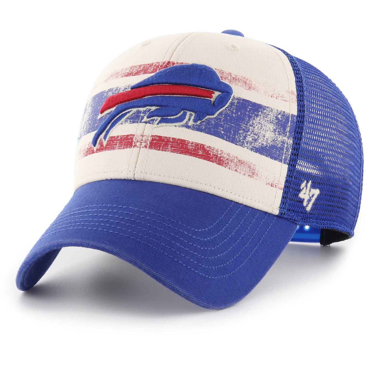 New Era Bills Camo With White Standing Buffalo Snapback Hat