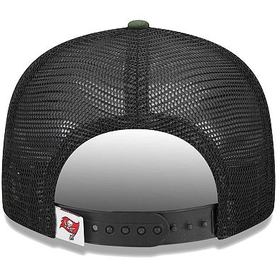 Youth New Era Camo Tampa Bay Buccaneers Main Trucker 9FIFTY Snapback Hat