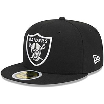 Youth New Era Black Las Vegas Raiders Main 59FIFTY Fitted Hat