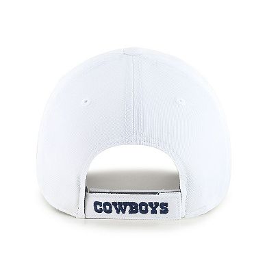 Men's '47 White Dallas Cowboys MVP Adjustable Hat