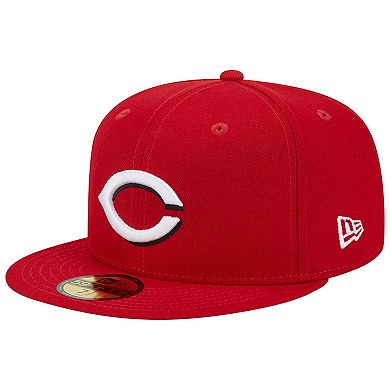 Men's New Era Red Cincinnati Reds  1990 World Series Team Color 59FIFTY Fitted Hat