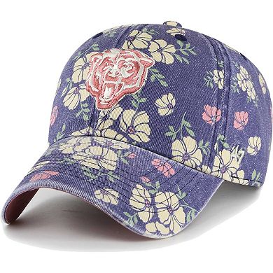 Women's '47  Navy Chicago Bears Primrose Clean Up Adjustable Hat