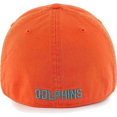 Men's '47 Orange Miami Dolphins Gridiron Classics Franchise Legacy Fitted Hat