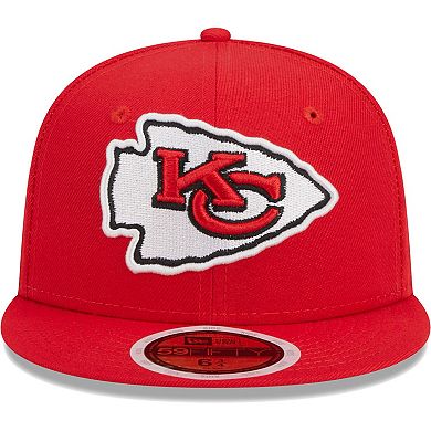 Youth New Era Red Kansas City Chiefs Main 59FIFTY Fitted Hat