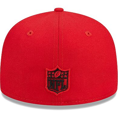 Youth New Era Red Kansas City Chiefs Main 59FIFTY Fitted Hat