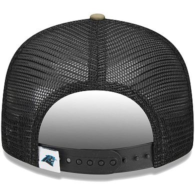 Youth New Era Camo Carolina Panthers Main Trucker 9FIFTY Snapback Hat