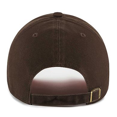 Women's '47 Brown Cleveland Browns Confetti Icon Clean Up Adjustable Hat