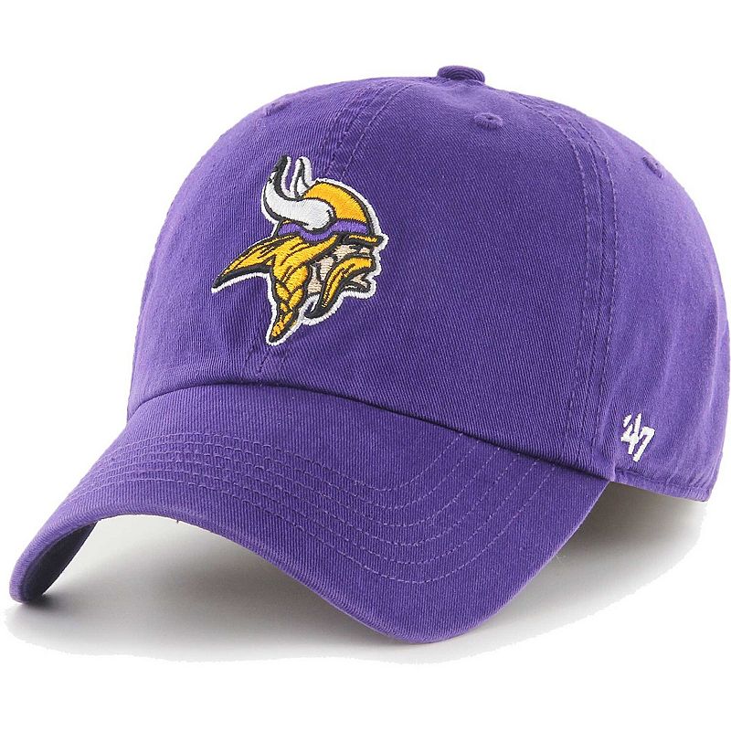 Men's '47 Purple Minnesota Vikings Franchise Logo Adjustable Hat,