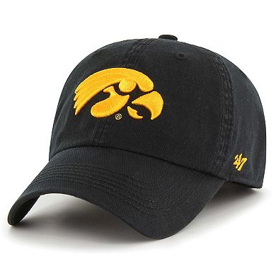 Men's '47 Black Iowa Hawkeyes Franchise Fitted Hat