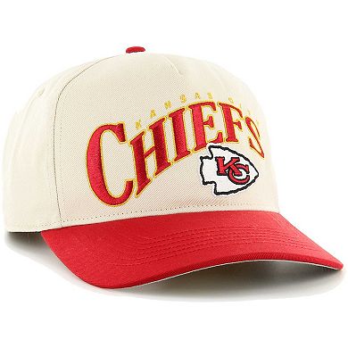 Men's '47 Khaki/Red Kansas City Chiefs Wave Hitch Adjustable Hat
