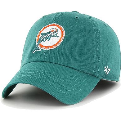 Men's '47 Aqua Miami Dolphins Gridiron Classics Franchise Legacy Fitted Hat