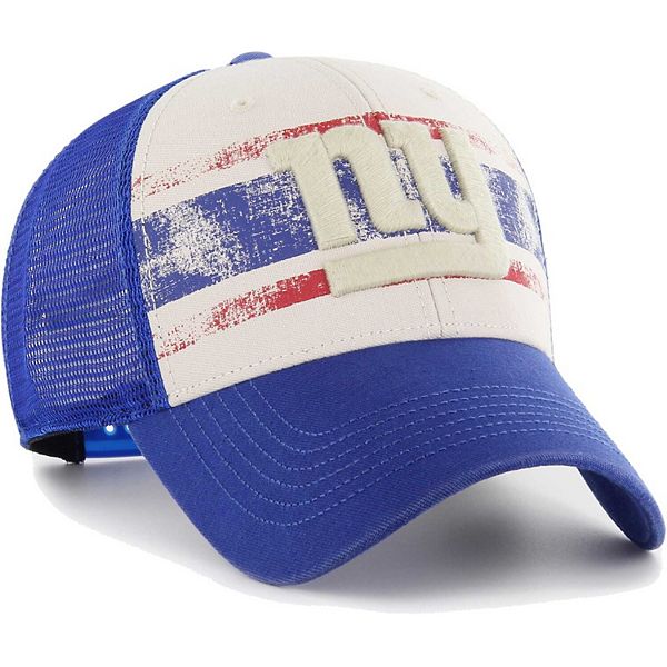 Men's '47 Cream New York Giants Breakout MVP Trucker Adjustable Hat