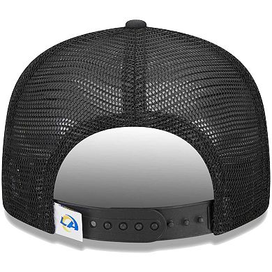 Youth New Era Camo Los Angeles Rams Main Trucker 9FIFTY Snapback Hat