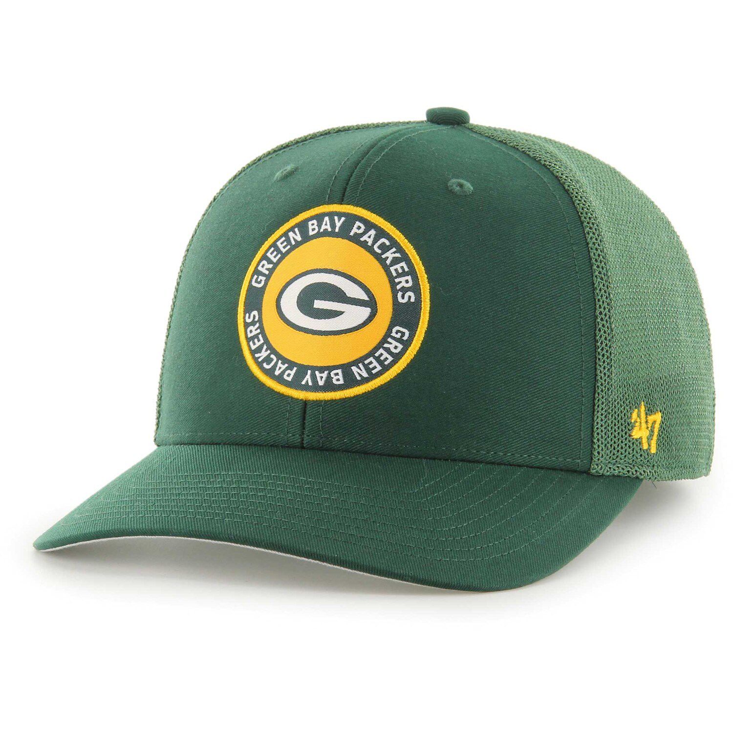 Green Bay Packers Fanatics Branded Iconic Gradient Cuffed Knit Hat with Pom  - Green