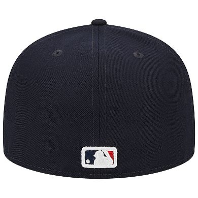 Men's New Era Navy Cleveland Guardians Primary Logo 2019 MLB All-Star Game Team Color 59FIFTY Fitted Hat