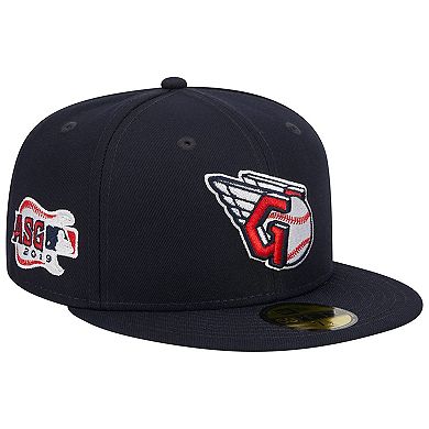 Men's New Era Navy Cleveland Guardians Primary Logo 2019 MLB All-Star Game Team Color 59FIFTY Fitted Hat