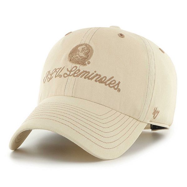 Women's '47 Tan Florida State Seminoles Haze Clean Up Adjustable Hat