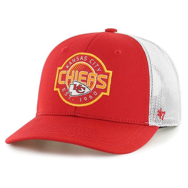 47 Brand / Men's Kansas City Chiefs Red Adjustable Trucker Hat