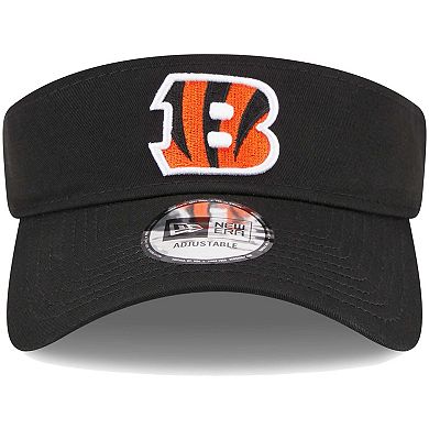 Men's New Era Black Cincinnati Bengals Main Adjustable Visor