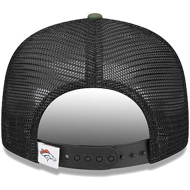 Youth New Era Camo Denver Broncos Main Trucker 9FIFTY Snapback Hat