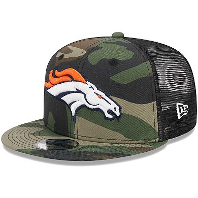 Youth New Era Camo Denver Broncos Main Trucker 9FIFTY Snapback Hat