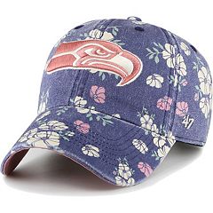 Women's New Era Cream Seattle Seahawks Blossom Bucket Hat