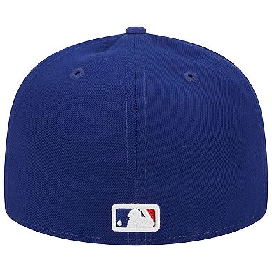 Men's New Era Royal Los Angeles Dodgers Alternate Logo 2020 World Series Team Color 59FIFTY Fitted Hat